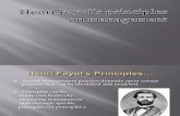 Henry feyol's principles on management