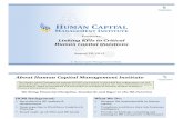 Linking KPIs to Critical Human Capital Questions Webinar