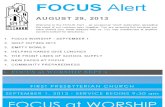 Aug 29 2013 - FOCUS Alert