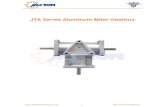 JTA Light Weight Bevel Gearbox, Light Duty Bevel Gearbox, Smallest Aluminum 1 to 1 Ratio Miter Gearbox,Miniature Right Angle Gearbox,Micro Size Spiral Bevel Gearbox,Small 90 Degree