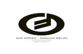 500 Series Analog Delay