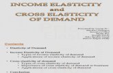 Income and Cross Elasticity of Demand