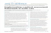 Implementing a Patient Assessment Framework in Acute Care