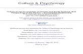 Culture as the Co-Evolution of Psysich and Social Systems