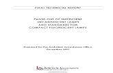Report Technical Incandescent Lamps + CFLs V08
