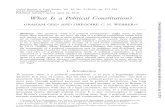 GEE, Graham; WEBBER, Grégoire C. N. - What is a political constitution