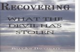 65416928 Recovering What the Devil Has Stolen Billy Joe Daugherty