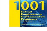 1001 Solved Engineering Fundamentals Exam Problems