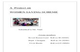 women saving scheme ( Self help group)