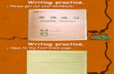 Writing Practice - Numbers