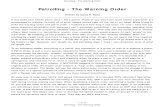 23 Patrolling - The Warning Order