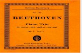 Beethoven Piano Trio No 1 Variations