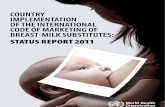 Code Marketing Breast-Milk Substitutes WHO 2011