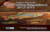 WI Trout fishing regulations