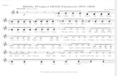 Leadsheet for STB P28 Genesis 1 thru 8 by Ron Porter
