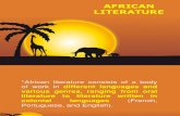 The Literature of Africa Introduction