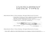 Overcurrent and Overload Devices