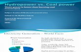 Hydropower vs Coal