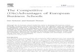 The Competitive (dis)Advantages of European Business Schools