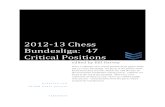 2012-13 Chess Bundesliga:  47 Critical Positions