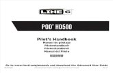 POD HD500 Quick Start Guide - English ( Rev D )