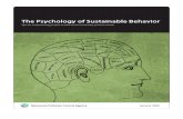 Psychology of Sustainable Behavior