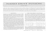 George Egely - Nano-Dust-Fusion Article - Infinite Energy Magazine, 13p