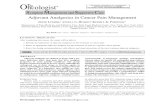 Adjuvant Analgesics in Cancer Pain Management