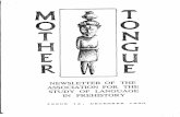 Mother Tongue Newsletter 12 (December 1990)