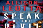 Speak of The Devil by Allison Leotta - read an excerpt!