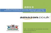 Influencing factors for consumer behaviour for purchasing online Amazon.co.uk