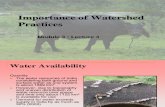 03d the Importance of Watershed Projects in India