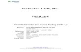Vitacost.com, Inc. 10k 20130304