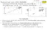 Tutorial on 2D-NMR