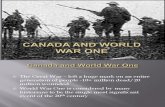 Canada and World War One