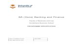 Banking and Finance BA NN321047