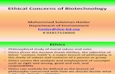 Biotechnology Ethical Concerns
