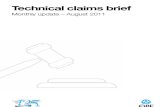 QBE Technical Claims Brief August 2011