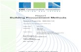 Report - Building Procurement Methods