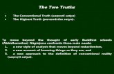 Madhyamaka the Two Truths