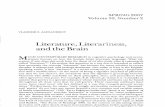 24480622 Literature Literariness and the Brain by Vladimir E Alexandrov