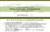 History of Politcal Finance in Pakistan d2 2010-11-01