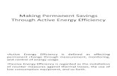Making Permanent Savings Through Active Energy Effi Ciency Ppt