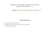 HOW TO WRITE YOUR DISSERTATION