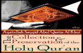 The Collection and Preservation of the Quran -Ayatullah Sayyid Abul Qasim Al Khui - XKP