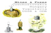 Mines and Fuzes Czech Hungary Yugoslavia USSR and GDR