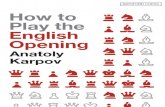 How to Play the English Opening by Karpov