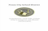 Provo School District Social Media Plan