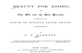 Benjamin F Barrett BEAUTY for ASHES New York 1855