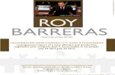 Management Report Senator Roy Barreras